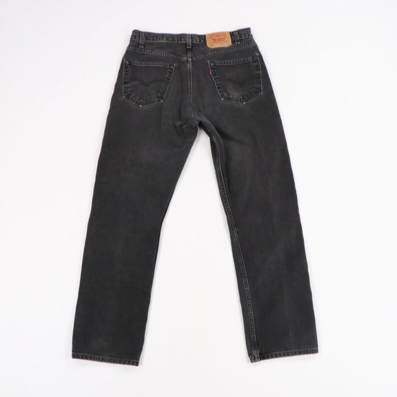 Vintage Levis Regular Fit Straight Leg Jeans Black